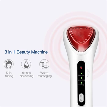 

3 in 1 Facial Massager Anion Vibration Warm Massage Face Lift Cleansing Toning Firming Moisturizing Skin Care Beauty Machine 38