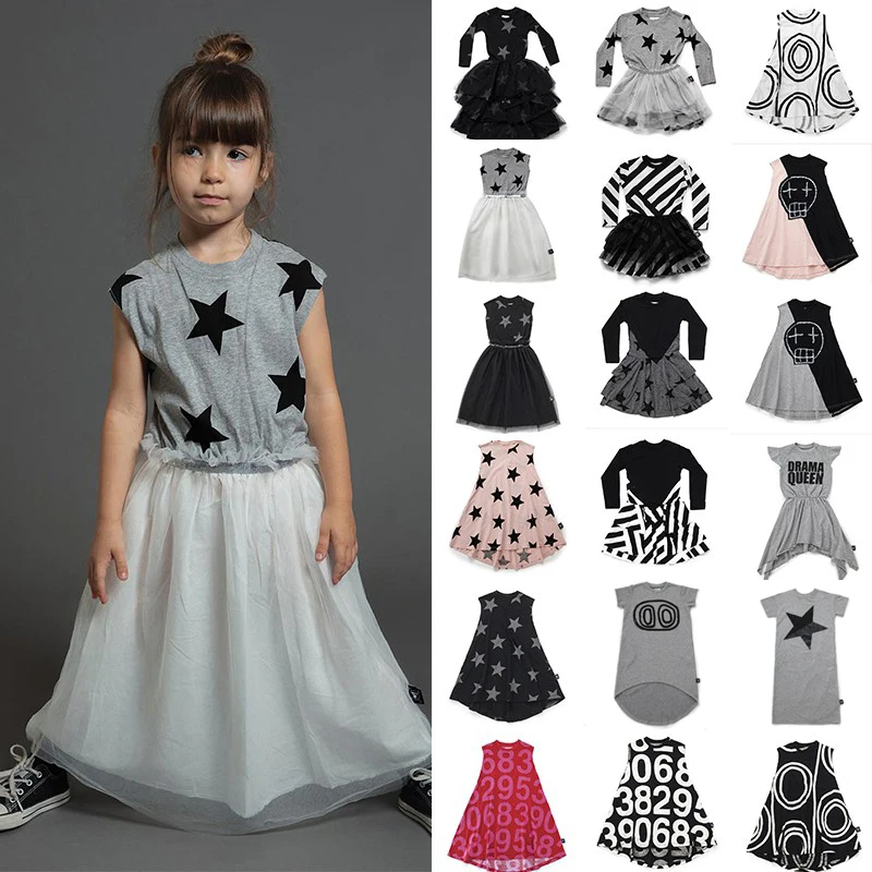 

Kids Dresses For Girls 2019 Summer Full Print Dresses Baby Girl Clothes Children Beach Vacation Dress