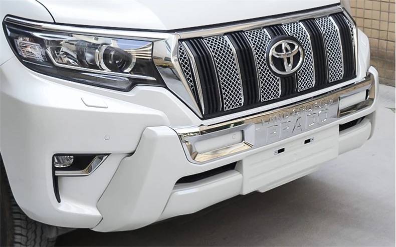 Для TOYOTA LAND CRUISER PRADO 150 2018 передний бампер Защита пластина высокое качество авто