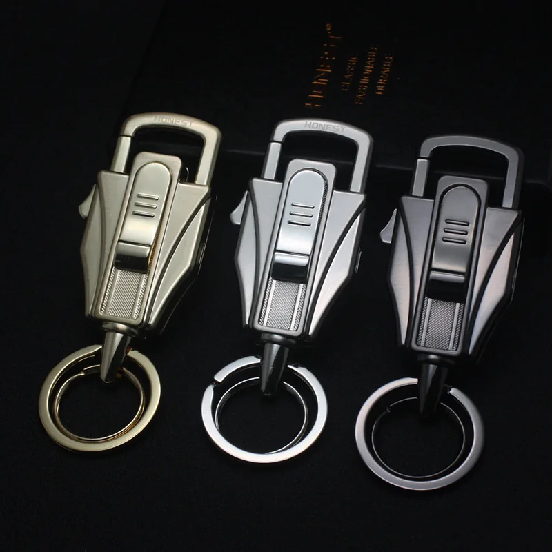 Multifunction Keychain Electronic Windproof Cigarette Lighter for Men Gift | Дом и сад