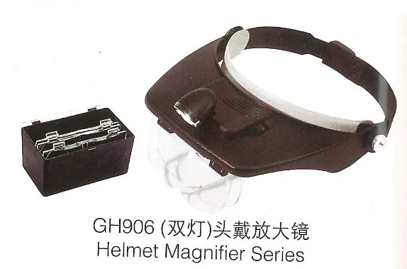 

double LED Light magnifier Glasses Loupe Magnifier Watch Repair tools