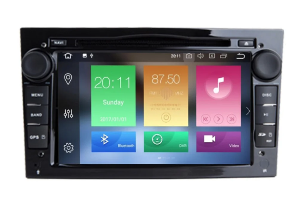 Cheap Gross Black 4G+32G 7" Touch Screen Android 8.1 car dvd player For Opel Astra H Vectra Corsa Zafira Wifi 4G Bluetooth Radio RDS 0