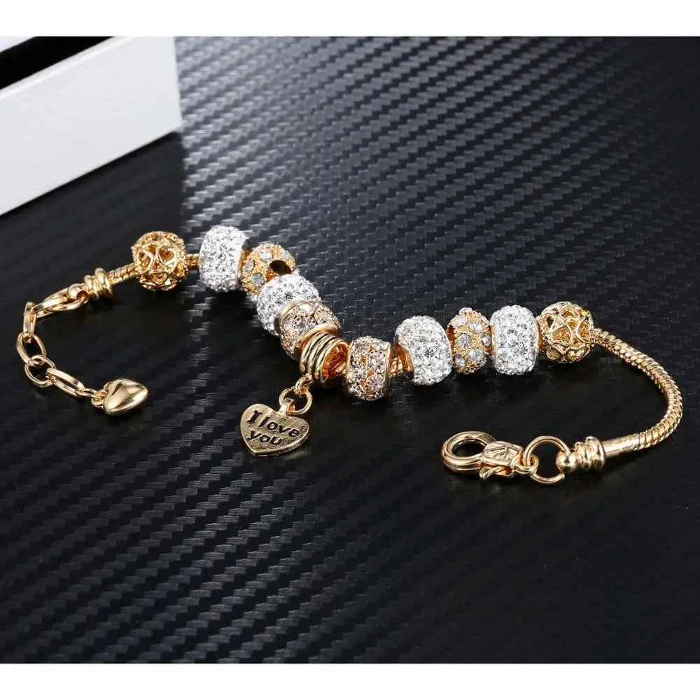 

2149FSJ Maya Myths Fashion Silver Charms Crystal Bracelet for Women Femme Pendant Brand Bracelet & Bangles Women Jewelry