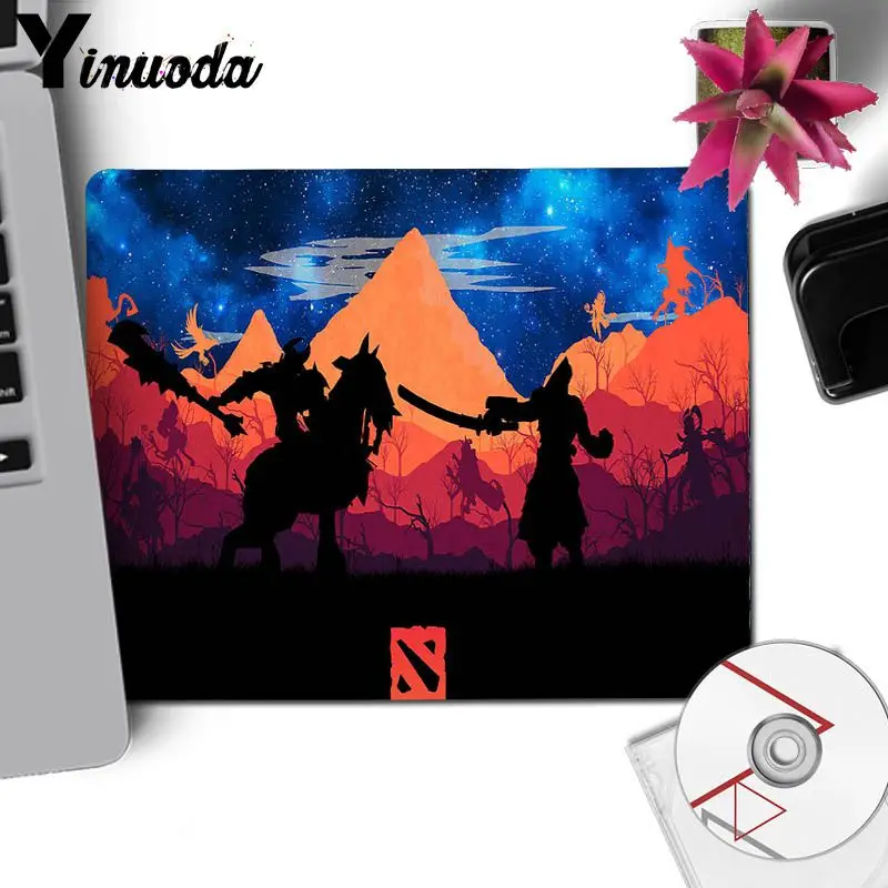 Yinuoda винтажный крутой игровой коврик Dota 2 настольный резиновый для мыши ноутбука