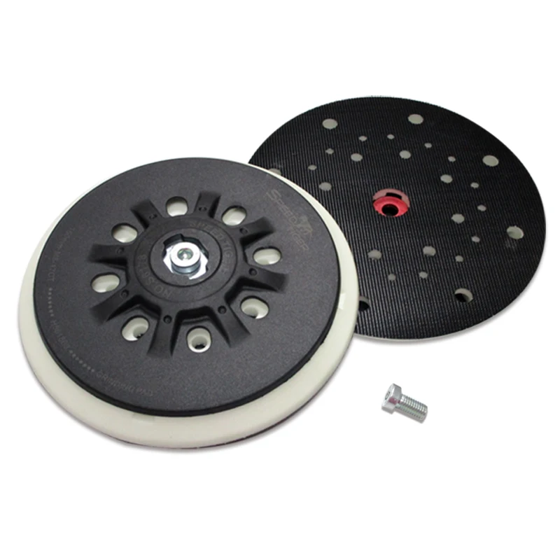 

5PCS 6 Inch Multi-Hole Sanding Pad Sander Backing Pad Dust Free for Hook and Loop sandpaper Power Tools Electric Grinder Parts