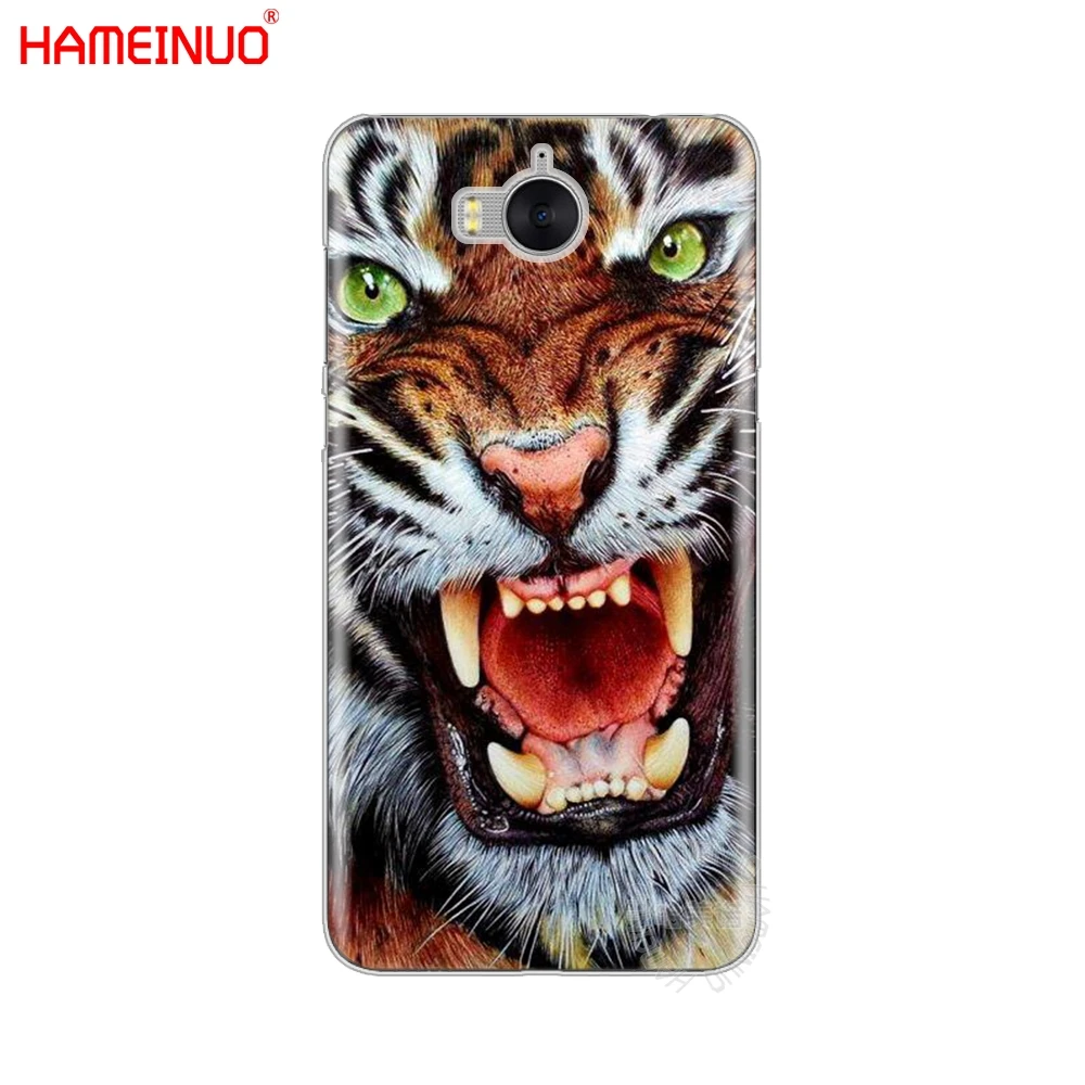 HAMEINUO чехол для сотового телефона с изображением тигра huawei honor 3C 4X 4C 5C 5X 6 7 Y3 Y6 Y5 2 II