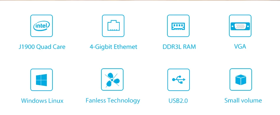 Без вентилятора Celeron J1900 J1800 Mini PC 4 LAN Ethernet pfsense firewall компьютер Linux мини маршрутизатор промышленный компьютер 4x RJ45