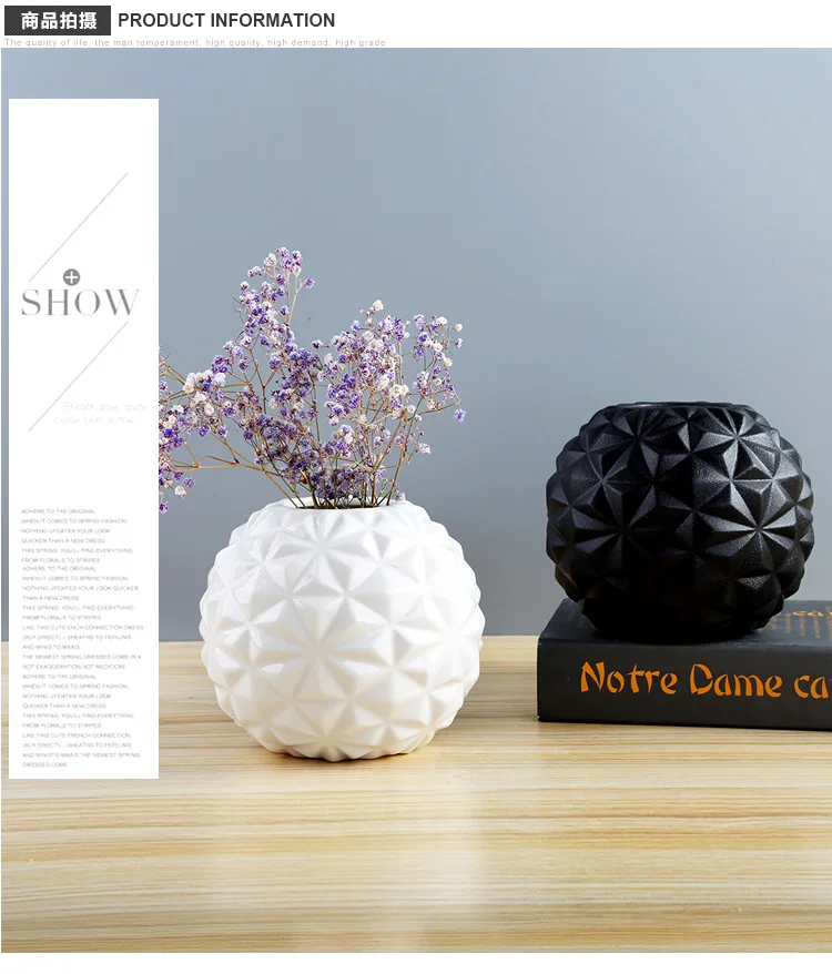 Скандинавские современные минималистичные белые керамические Гидропонные вазы для гостиной сушеные Цветочные цветочные композиции украшения для дома