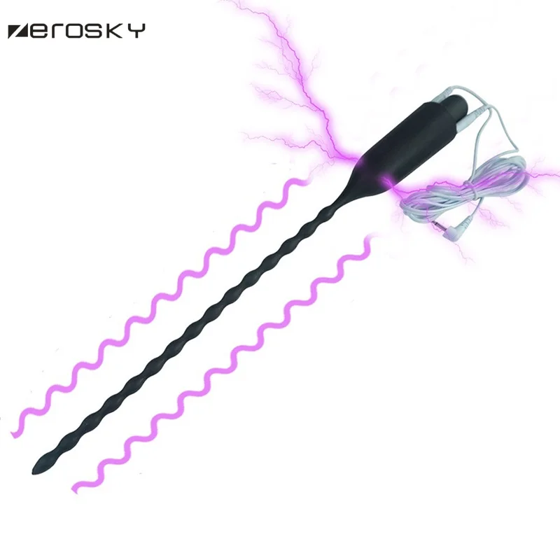 Super Long Silicone Urethral Plug Penis Inserts Sounding Rod Vibrating Sound Dilators Sex Toys For Men Zerosky | Красота и здоровье