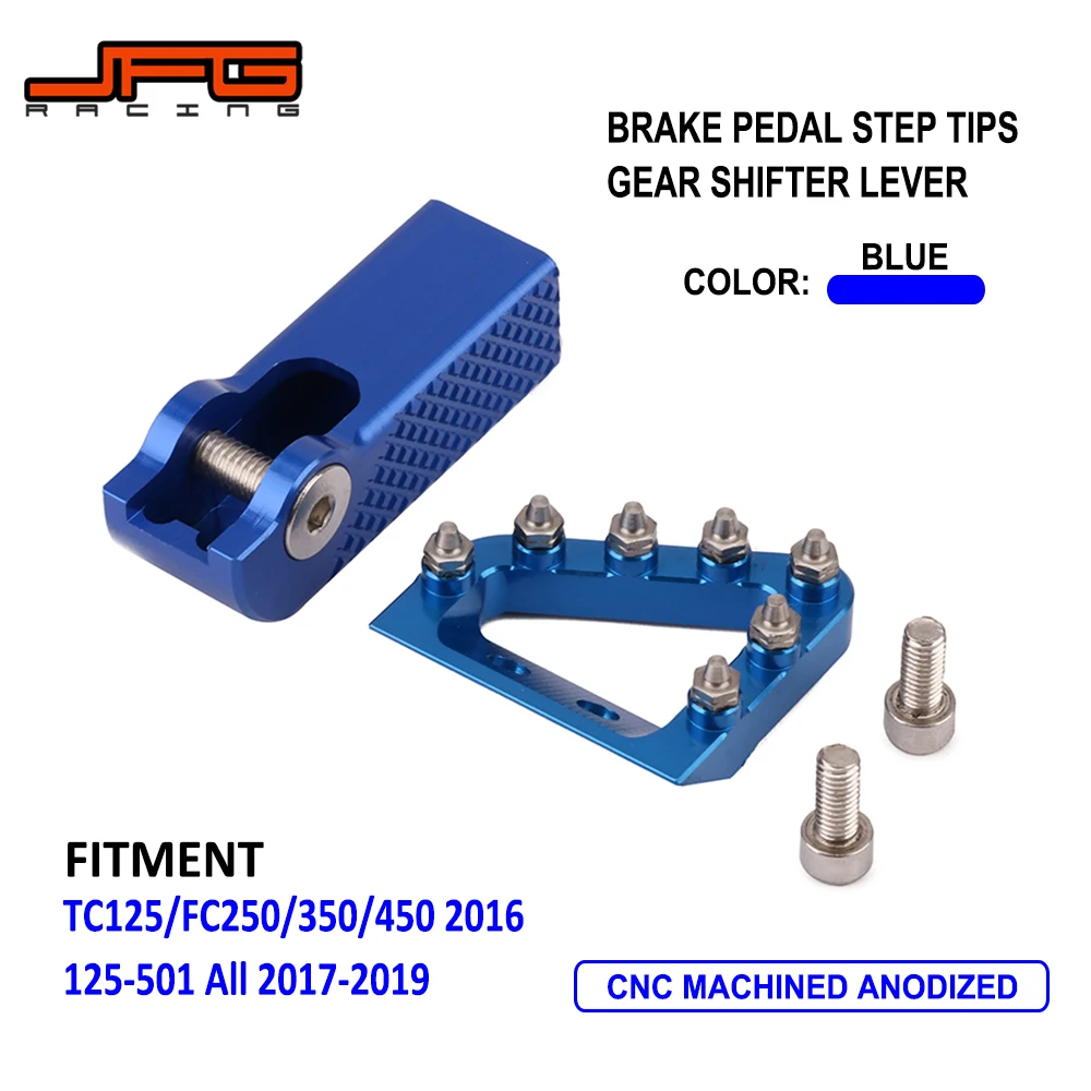 Мотоцикл CNC задний тормоз переключения педаль рычага переключения передач шаг наконечник для Husqvarna TC125 FC250 FC350 FC450 Все 125-501 17-19