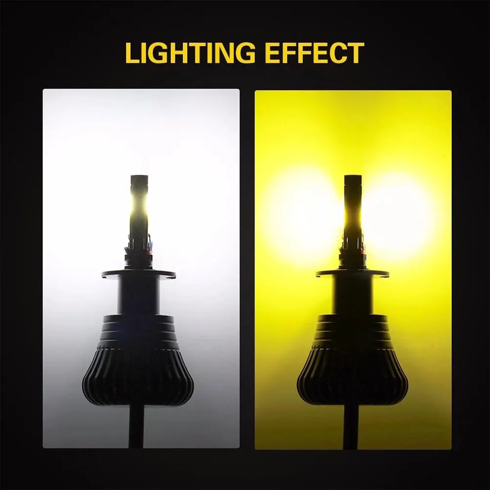 

H4 2400LM LED Headlight LED Fog Light Front Lamp High Power Universal Automobile Lighting Assembly Light Bulbs