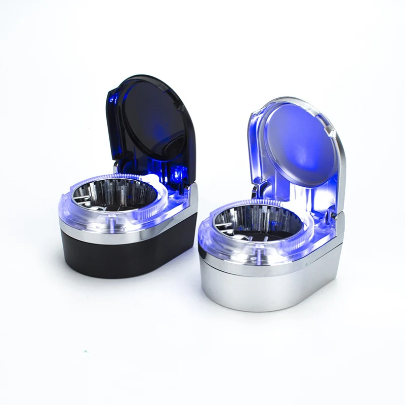 Car Auto Ashtray New Portable LED Light Smokeless Ashtray Cigarette