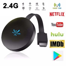 G6 Google Chromecast TV Stick беспроводной дисплей ключ HDMI Miracast для IOS Android 2,4G Wifi ТВ дисплей стандарты Chromecast