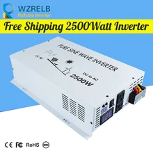 Off Grid Pure Sine Wave Solar Inverter 24V 220V 2500w Car Power Inverter 12V DC to 100V/120V/240V AC Converter Power Supply Off Grid Pure Sine Wave Solar Inverter 24V 220V 2500w Car Power Inverter 12V DC to 100V/120V/240V AC Converter Power Supply