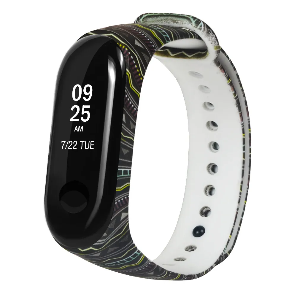 Смарт часы ремешок мягкий силиконовый сменный Браслет для Xiao Mi Band 3 2018