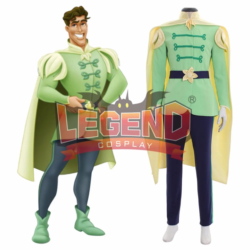 

The Princess And The Frog Prince Naveen outfit Halloween Adult Men Cosplay Costume