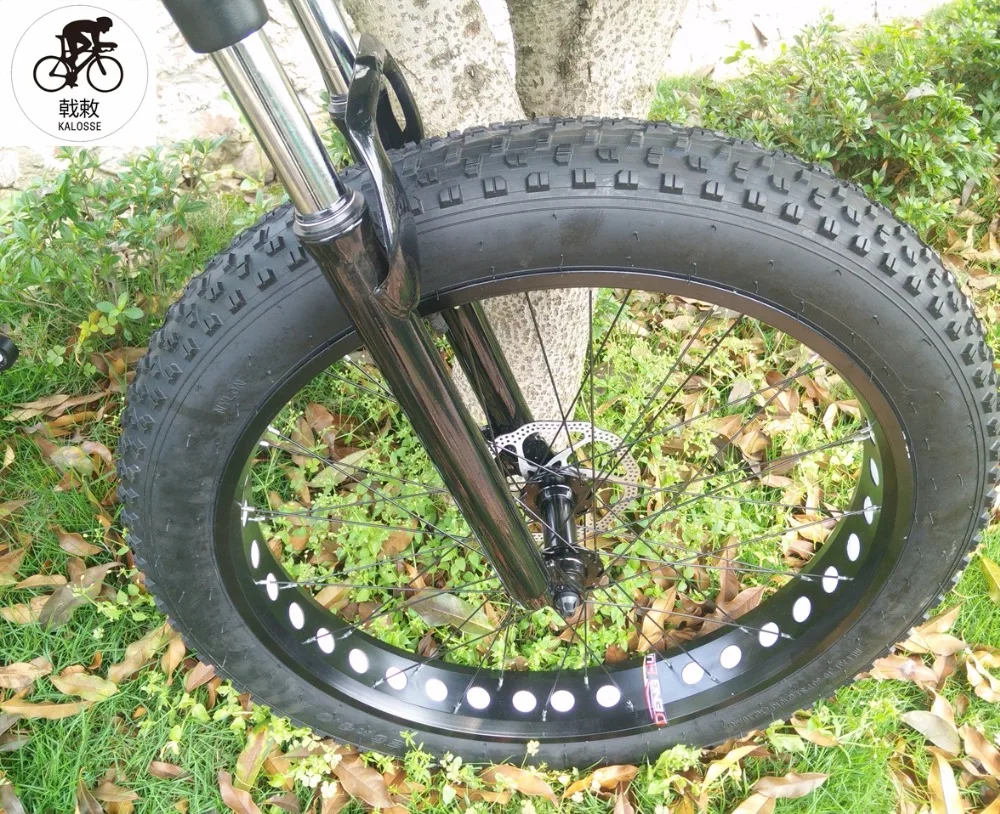 Clearance Kalosse 190mm rear hubs  26*4.0 tires  Hydraulic brakes  M390  snow bike  Full suspension  mountain bike 27 speed 9