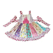 ; Новое Стильное летнее платье для малышей из бутика