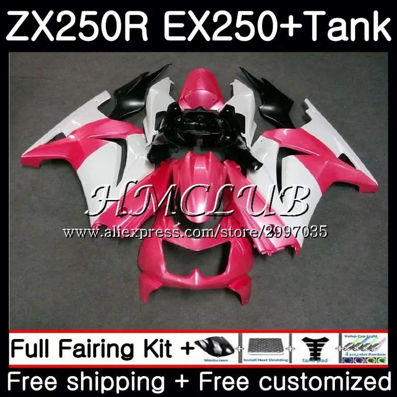 +Tank For KAWASAKI NINJA Pink white ZX250R EX250 2008 2009 2010 2011 2012 46HC.9 ZX-250R ZX 250R EX 250 08 09 10 11 12 Fairing +Tank For KAWASAKI NINJA Pink white ZX250R EX250 2008 2009 2010 2011 2012 46HC.9 ZX-250R ZX 250R EX 250 08 09 10 11 12 Fairing
