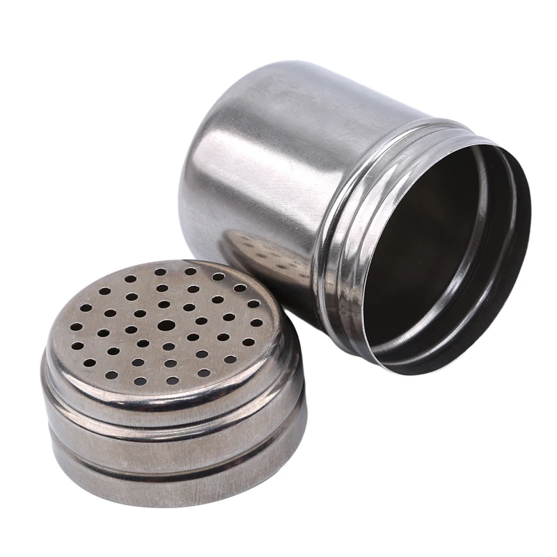 

Stainless Steel Seasoning Jar Pepper Shaker Bottle Cruet Soy Sauce Bottle Magnetic Spice Tins Kitchen Cooking Tool