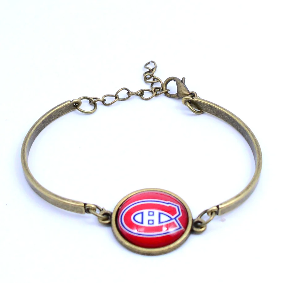Bracelet Bangle Montreal Canadiens NHL Charms Ice Hockey Sport Bracelet