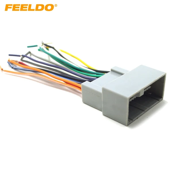 Cheap FEELDO 1PC Car Radio Audio Stereo Amplifier Interface Wire Harness Plug For Honda Install Aftermarket CD/DVD Stereo #AM2959 Cheap FEELDO 1PC Car Radio Audio Stereo Amplifier Interface Wire Harness Plug For Honda Install Aftermarket CD/DVD Stereo #AM2959