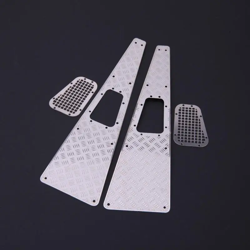 

RC Car Metal Intake Grille Sheet Anti-Slip Engine Cover for TRX4 Part Model Accessories For Remote Control Car toys