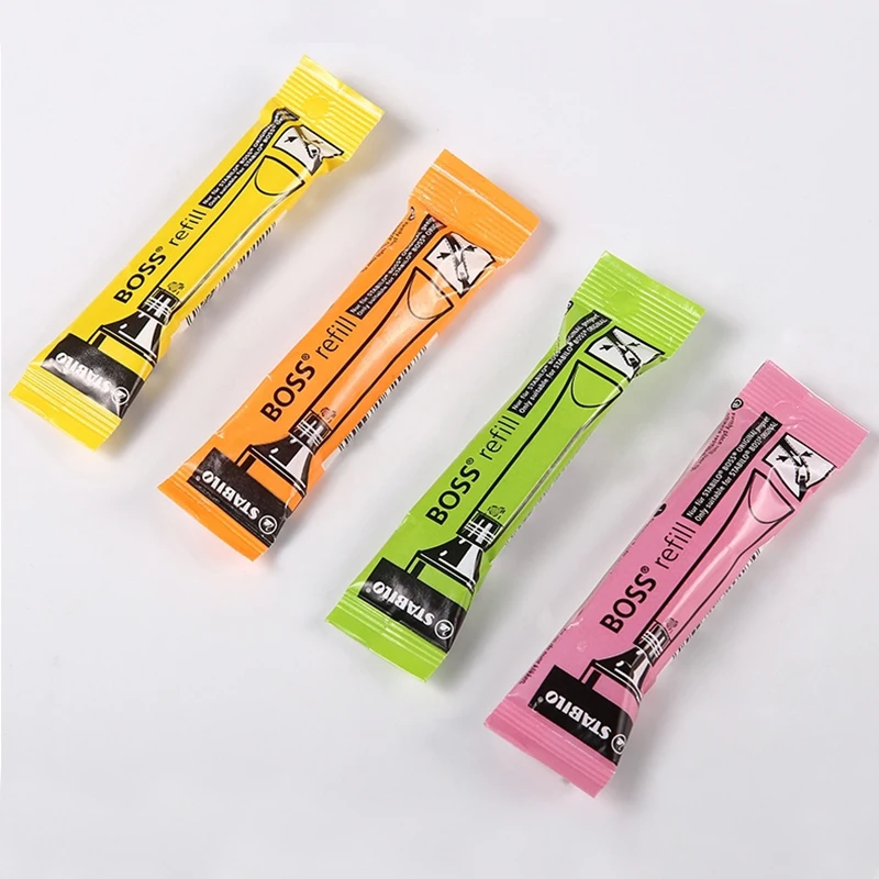 6pcs Stabilo 070 Colored Highlighter Refill For Boss 70 Highlighter