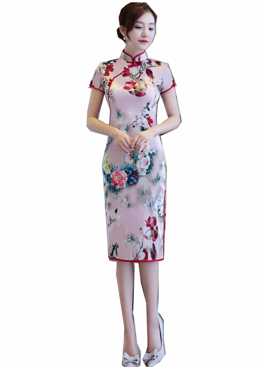 Шанхай история китайский платье Qipao Одежда высшего качества в китайском стиле Cheongsam Восточный платье Для женщин Винтажные наряды