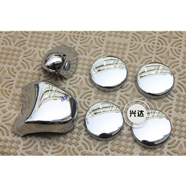 ABS Chrome Rear Window Wiper Nozzle Cover Trim 12pcs For Hyundai Tucson 2004 2005 2006 2007 2008 2009 ,car styling  Car-covers