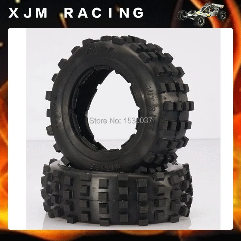 

Front knobby tire (x 2pcs/set) fit HPI/Rovan/MCD BAJA 5T/5SC free shipping