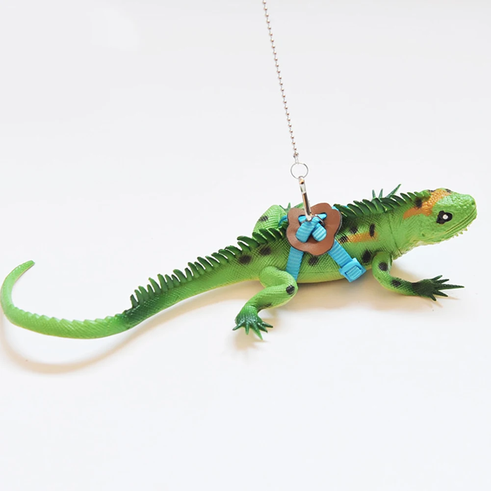 

Multicolor Lightweight Small Animals Adjustable Lizard Harness Outdoor Turtle Pet Hauling Straps Soft Reptile Leash Rope Durable