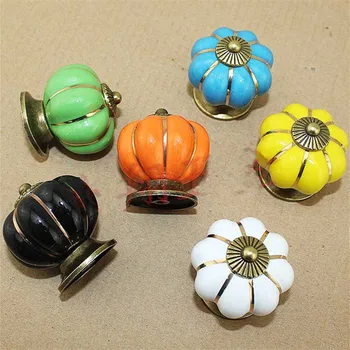 Round Cabinet Knobs and Handles Knobs Kitchen Drawer Cupboard Ring Pull Handles Furniture FittingsBronze Tone2720mm20Pcs