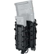 IDOGEAR маг мешок 5,56 мм 7,62 мм винтовка журнал сумки Molle тактический страйкбол 9 мм пистолет держатель TMC поли Перевозчик Охота полимер