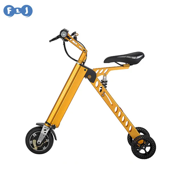 FLJ Горячий Электрический велосипед 3 колеса электрический скутер Ebike 36 V 7.2Ah 300 W