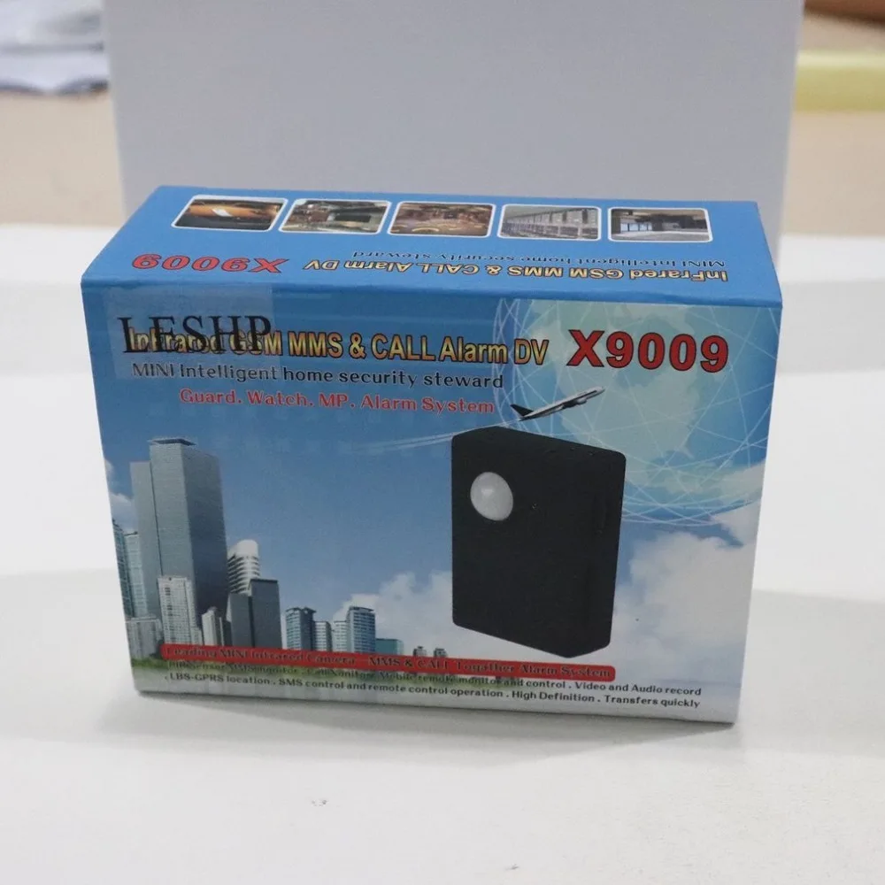 X9009 Беспроводная инфракрасная камера Мини Gsm Pir сигнализация GSM трекер Автонабор PIR MMS подслушивающее устройство монитор система сигнализации