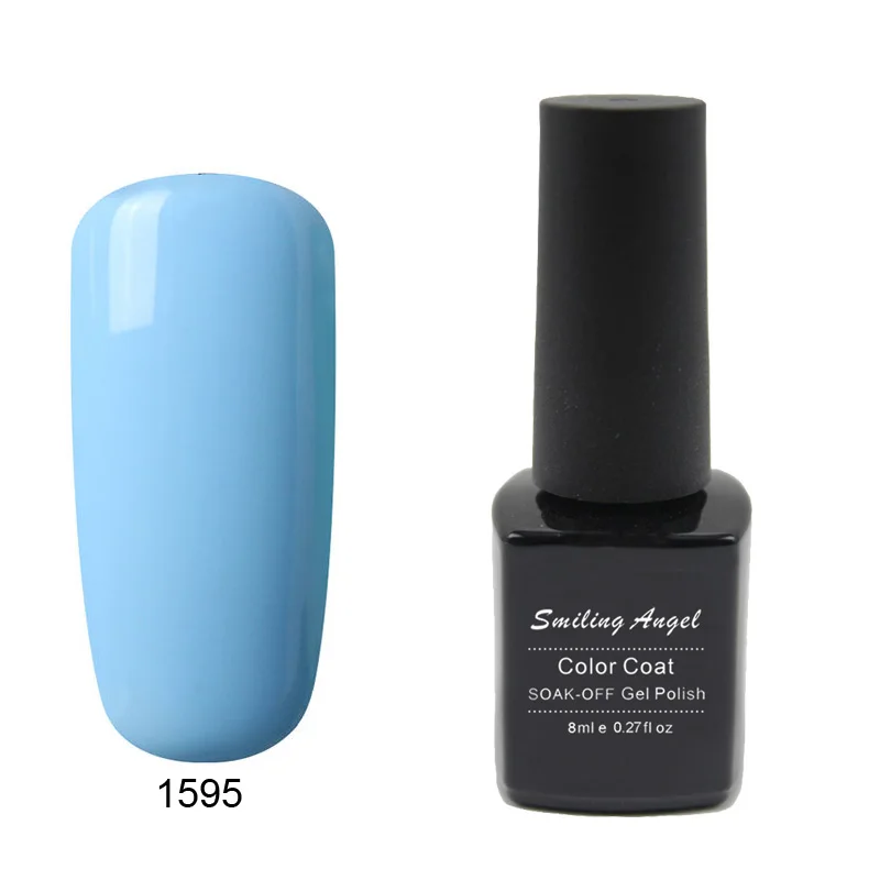 

Smiling Angel 236 Color Primer Gel Nail Polish UV LED Soak-off Top Base Coat Long-lasting Nail Art Varnish French Manicure 1595