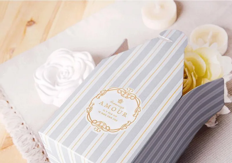 30 шт. европейские свадебные горячего тиснения коробка конфет подарочные коробки пятно выпечки печенье конфеты упаковка мешок Baby Shower