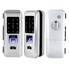 Glass Door Remote Control Anti-Theft Door Lock Keyless Electric Fingerprint Touch Keypad Gate Lock Glass Door Remote Control Anti-Theft Door Lock Keyless Electric Fingerprint Touch Keypad Gate Lock