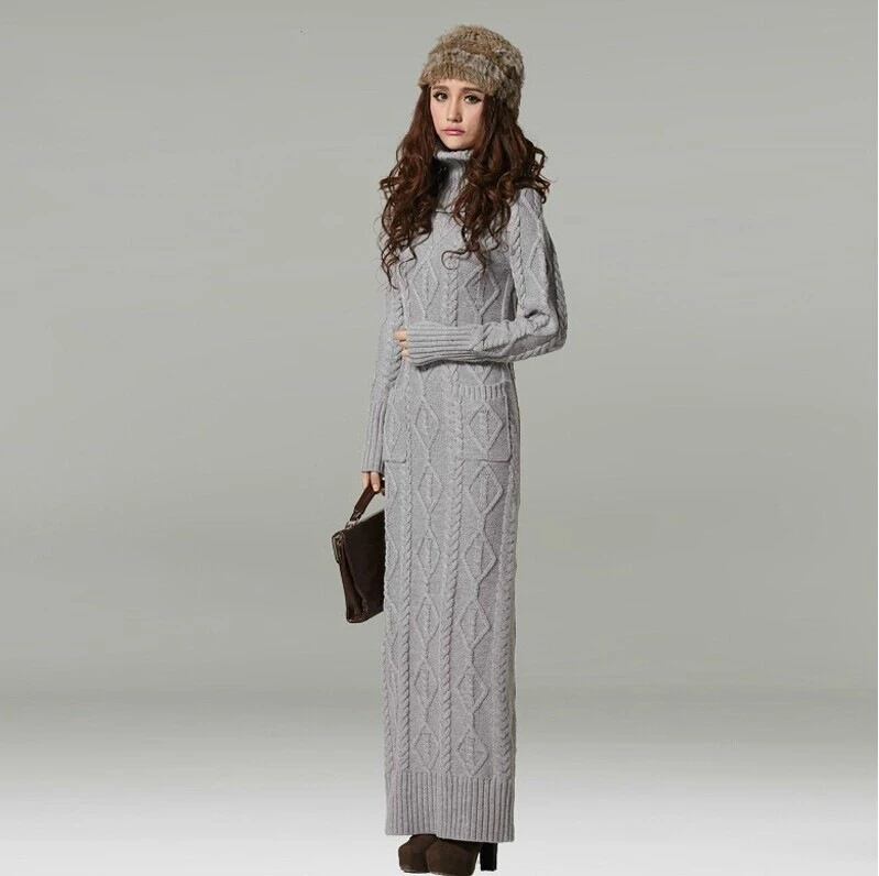 Sweater maxi dresses Clearance