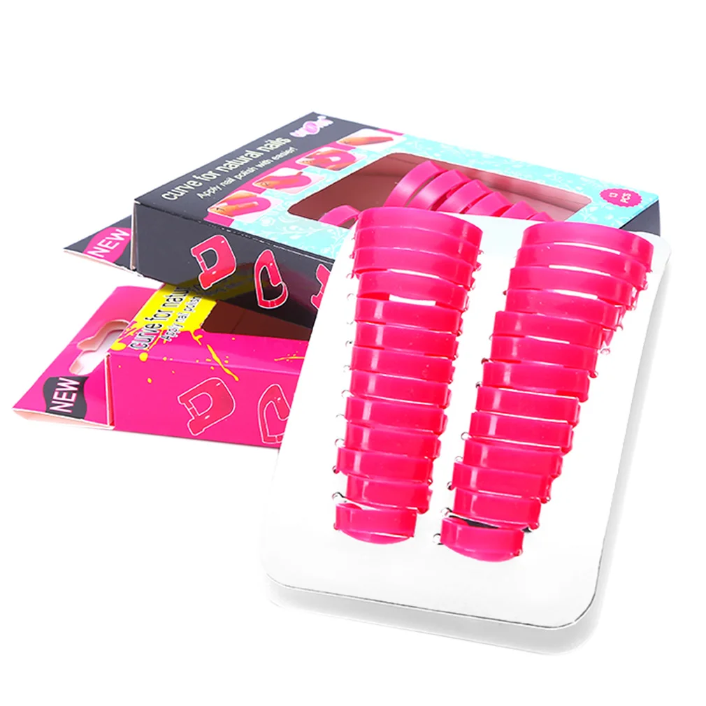 

26PCS/pack Professional French Manicure Nail Art Stickers Tips Finger Cover Nail Polish Protector Mold for Gel Varnish Coat