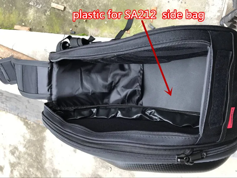 

2x SA212 motorcycle side bag helmet bag 'in plastic
