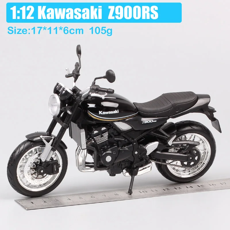 1/12 масштаб бренд Maisto Ретро Кавасаки Z900 RS велосипед мото транспортные средства туринг Спорт литье под давлением мото rcycle игрушки подарок для детей - Цвет: Kawasaki Z900black