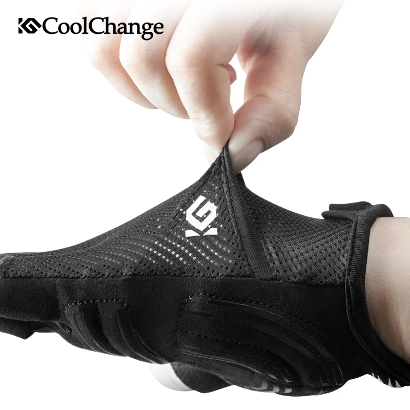 CoolChange Cycling Gloves Shockproof Breathable Half Finger Bike Gloves Sports Anti-sweat Anti-slip Bicycle Gloves For Men Women CoolChange Cycling Gloves Shockproof Breathable Half Finger Bike Gloves Sports Anti-sweat Anti-slip Bicycle Gloves For Men Women