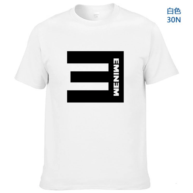 Модная брендовая одежда EMINEM Мужская футболка новинка 2018 летняя мужская Футболка