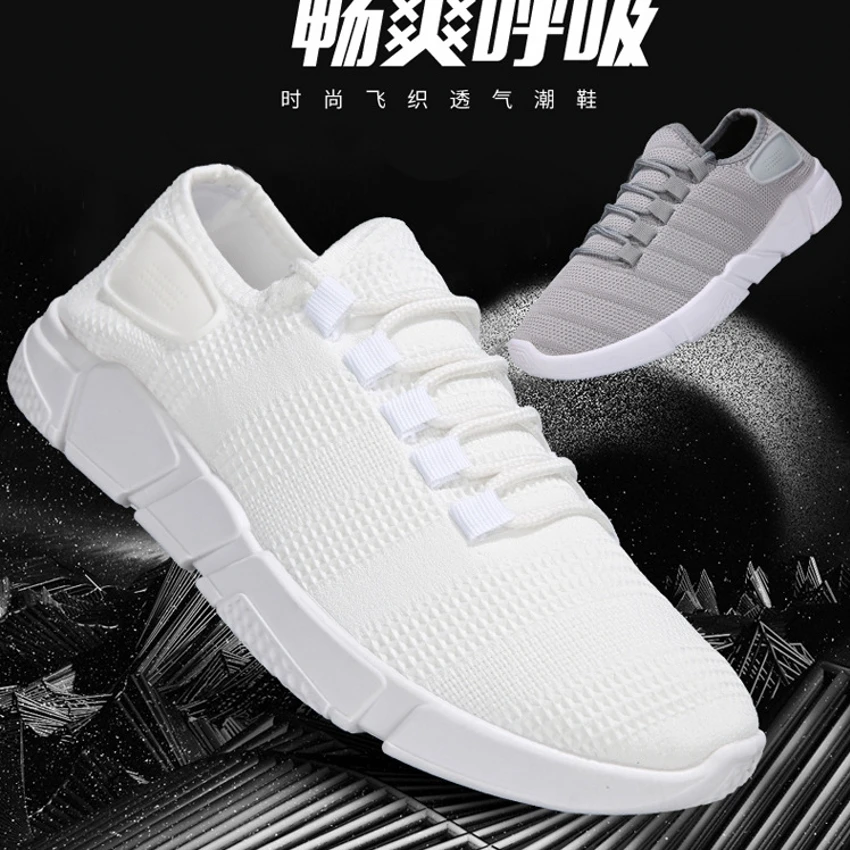 

Men shoes 2019 New Arrivals hot mesh Breathable Ultra-light lace-up shoes men sneakers springNon-slip comfortable runner Shoes
