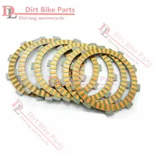 6 шт. Мотоцикл трения клатч Таблички для Honda NX250 AX-1 XR250 CR125R mtx200rw XR250L мотоцикл