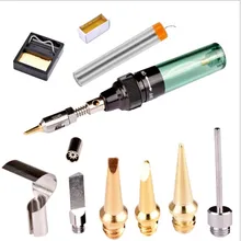 MT-100 Газовый паяльник Комплект канифоль для пайки Стенд Пинцет дующий фонарь аккумуляторный паяльник сварочные инструменты