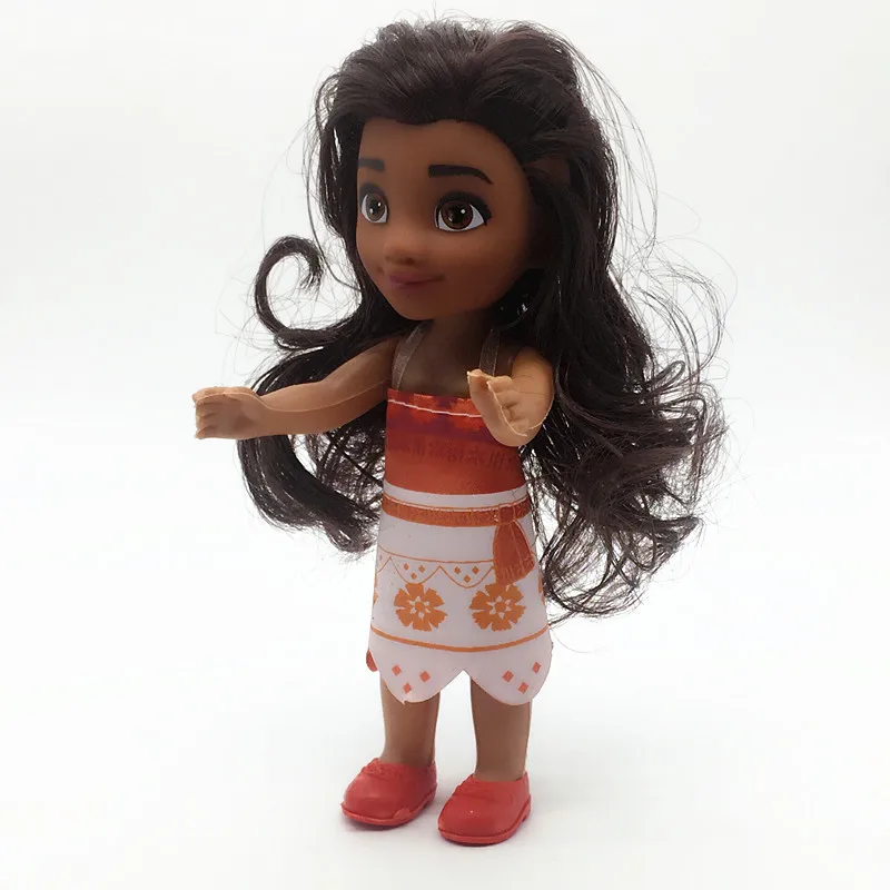 

1pc Cartoon Princess Doll Kawaii Movable Moana doll Baby maui action figure model Toys Birthday Christmas Gifts toy For children