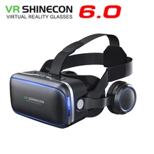Original VR shinecon 6.0 Standard edition and headset version virtual reality glasses 3D glasses headset helmets smartphone